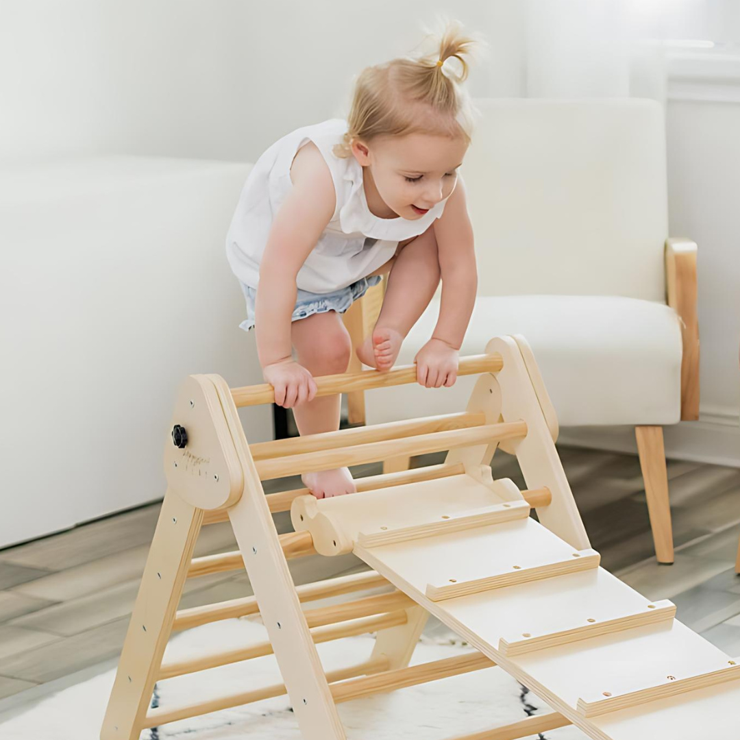 Toddler on Climbing Triangle 12-24 Month Toys