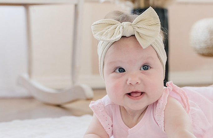 Linen Infant Play Mat in Nursery