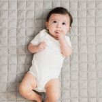 Linen Infant Play Mat Texture