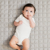 Linen Infant Play Mat Texture