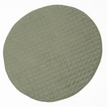 Linen Infant Play Mat in a Modern Bedroom