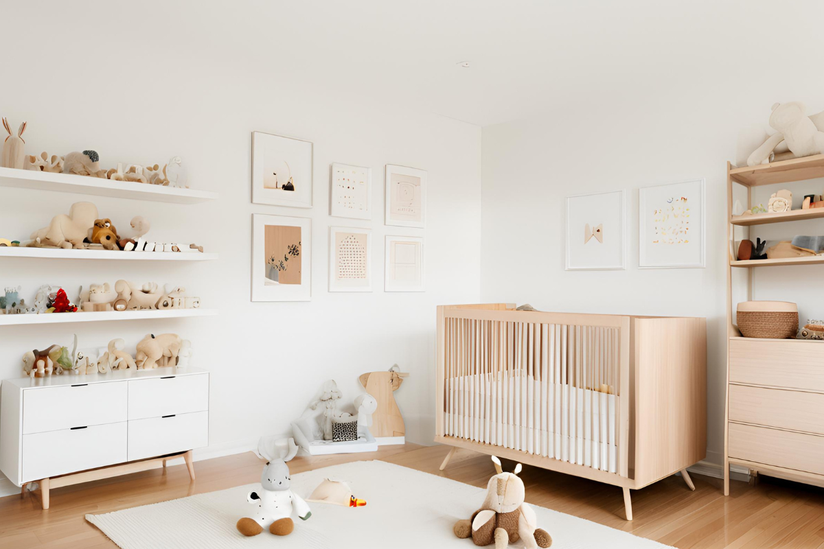 Scandinavian Baby Nursery Decor