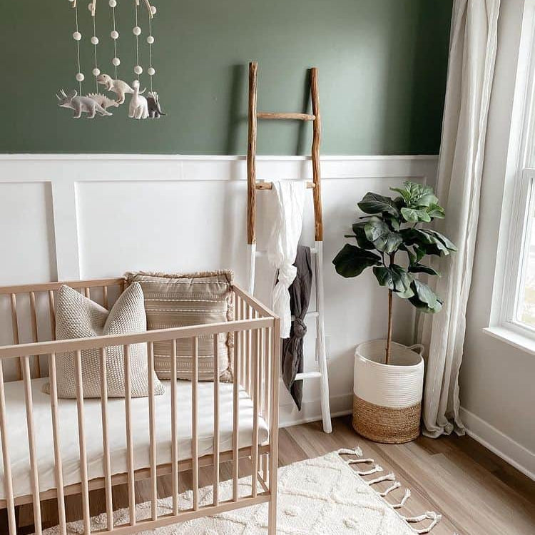 Modern Green Nursery Idea
