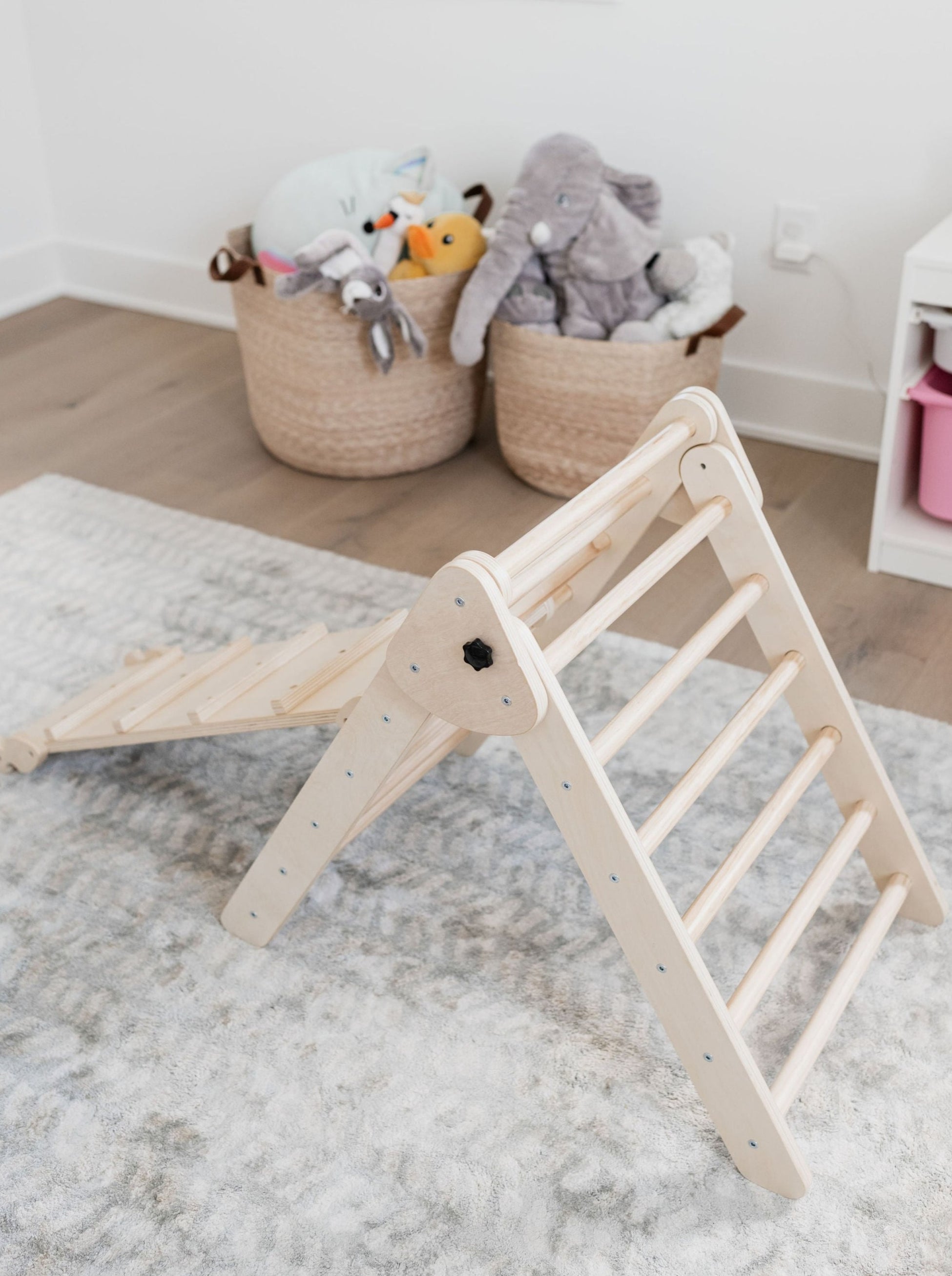 Small Triangle Ramp Pikler Triangle Set | Children Climbing Gym | Pikler Triangle ...