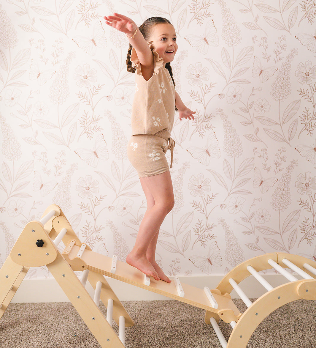 Ultimate Climbing Set | Climbing Arch, Climbing Triangle & Ramp - Poppyseed Play