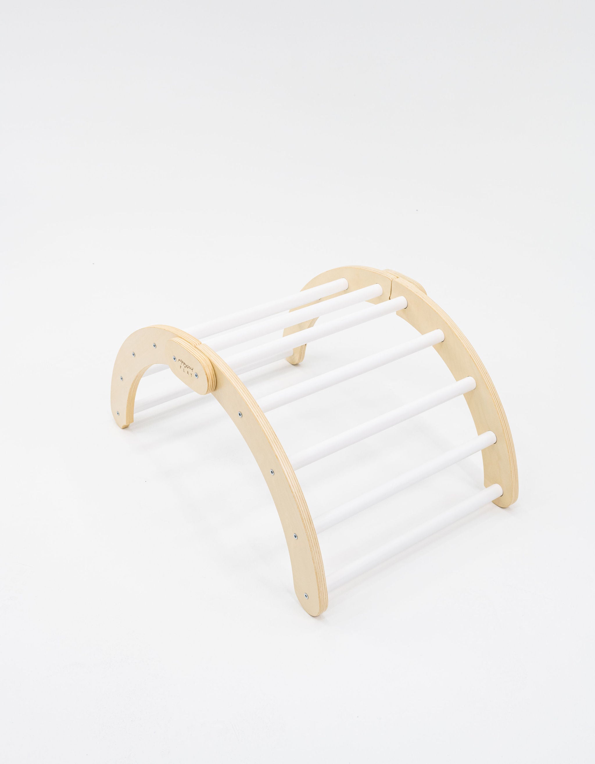 Durable Foldable Climbing Arch by Poppyseed Play for kids' playroom