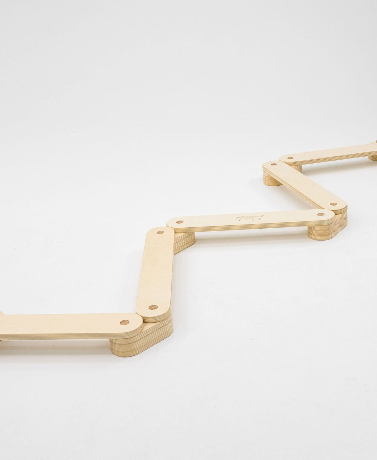 Versatile wooden balance beam for active play.