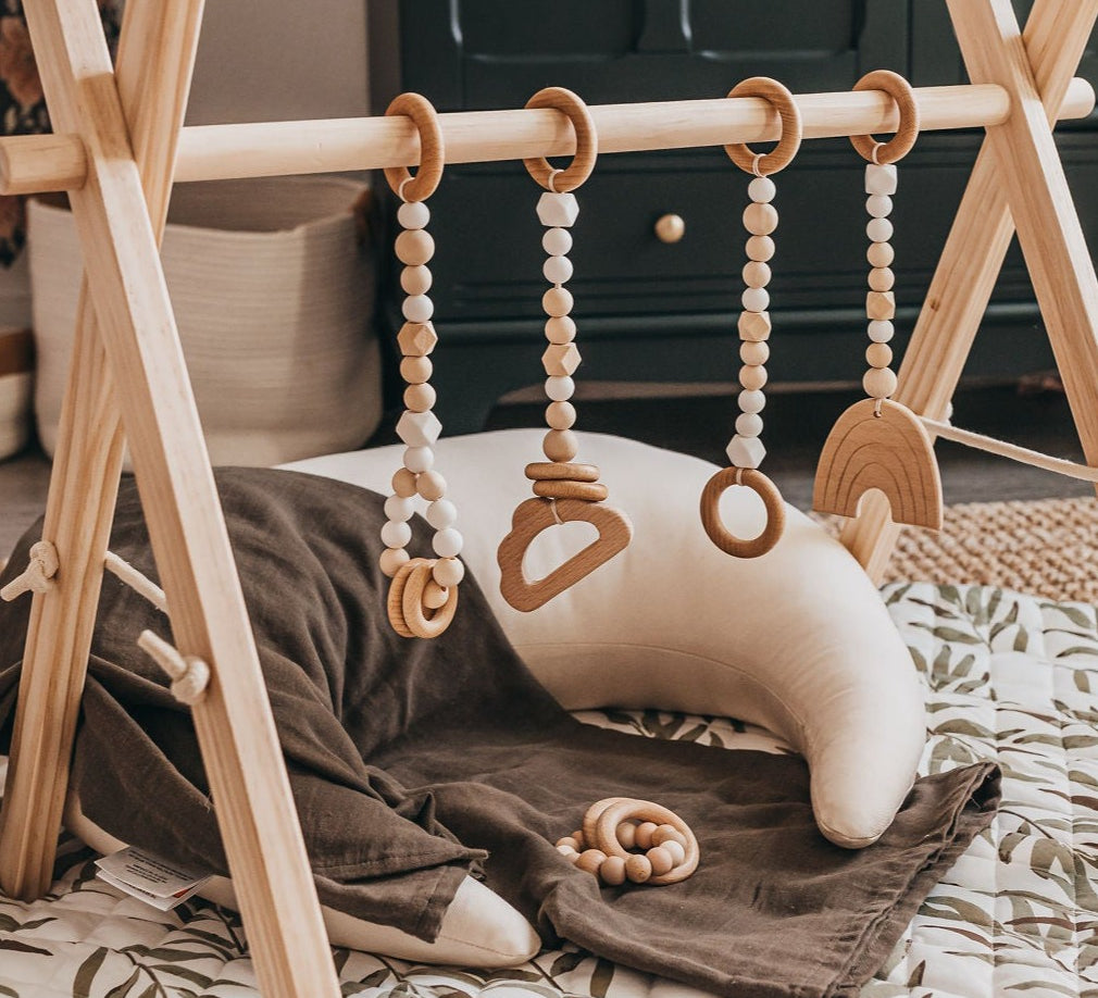 Wooden Baby Gym | Natural Frame