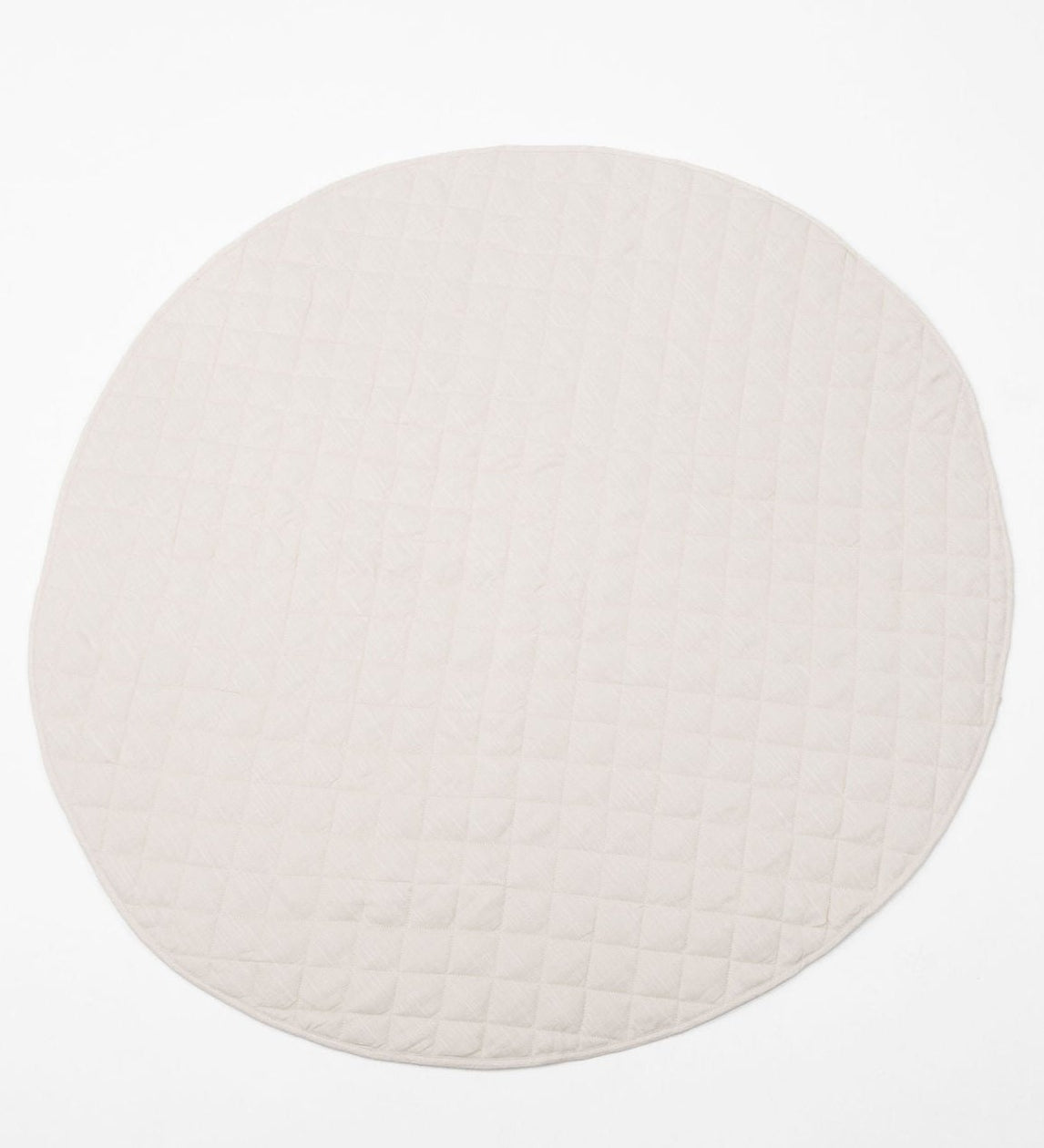 Linen Infant Play Mat Folded for Storage