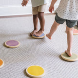 Stepping Stones Arranged in Play Area