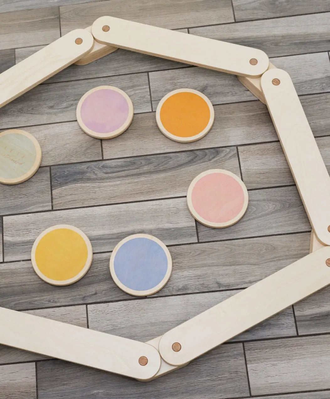 Mini Balance Bundle | Balance Beam & Stepping Stones - Poppyseed Play