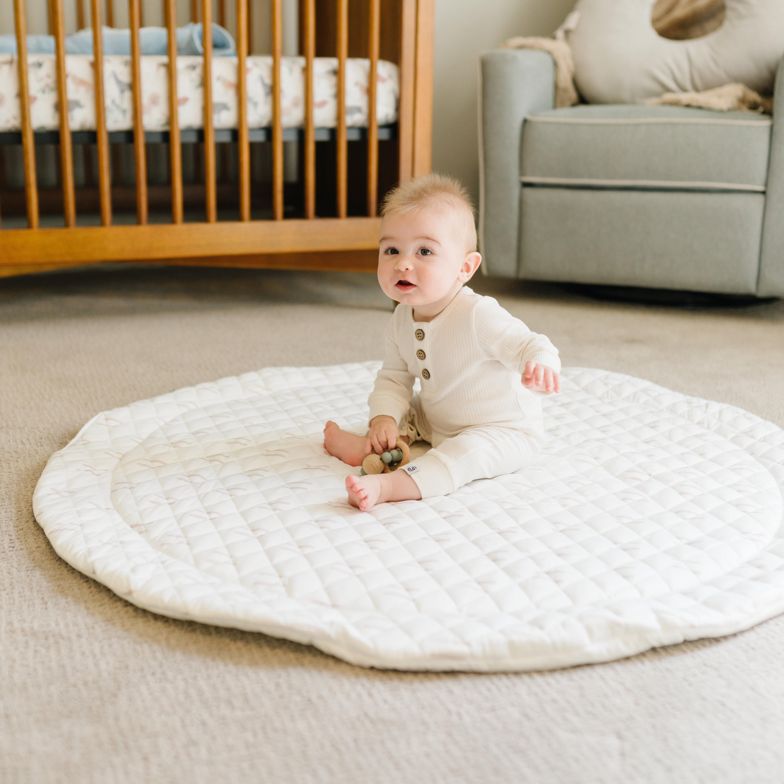 Padded Baby Play Mat, Modern