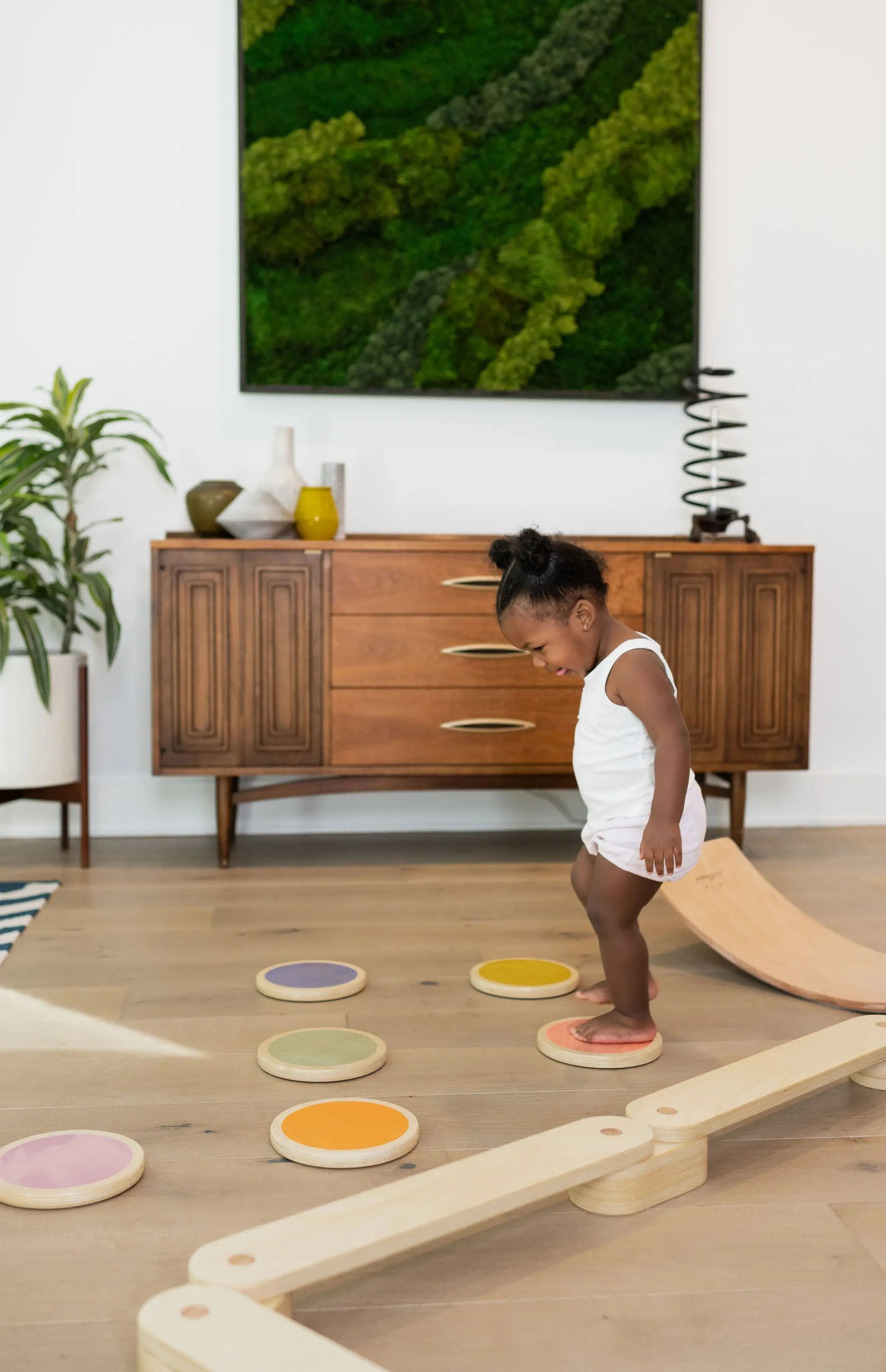 Ultimate Balance Bundle | Balance Beam, Stepping Stones, & Balance Board - Poppyseed Play