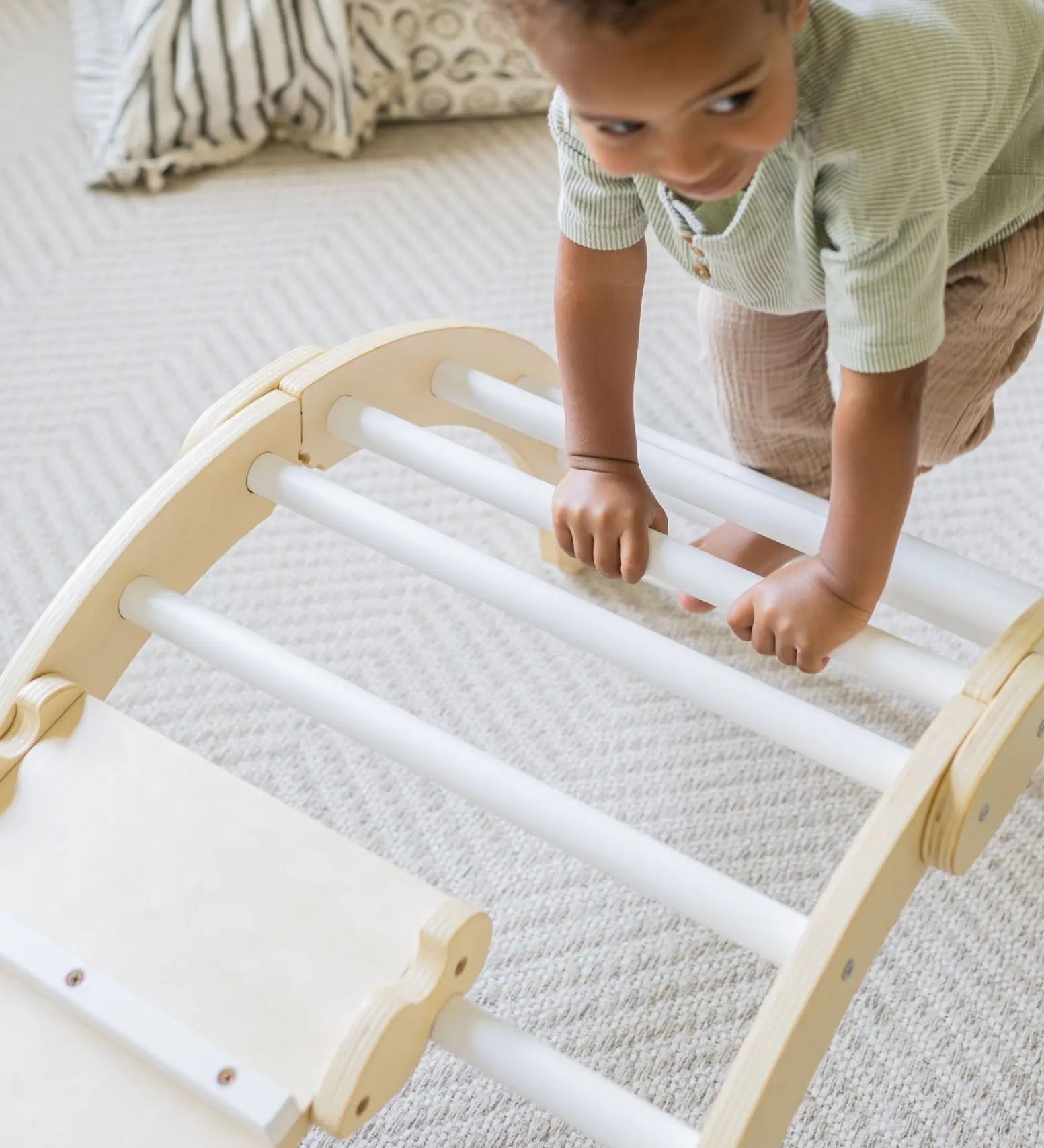 Ultimate Climbing Set | Climbing Arch, Climbing Triangle & Ramp - Poppyseed Play